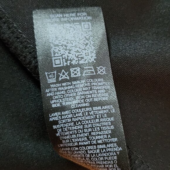 Asos Design Curve Dress Womens Plus Size 16 Solid Black Short Sleeve Collared - Picture 5 of 5